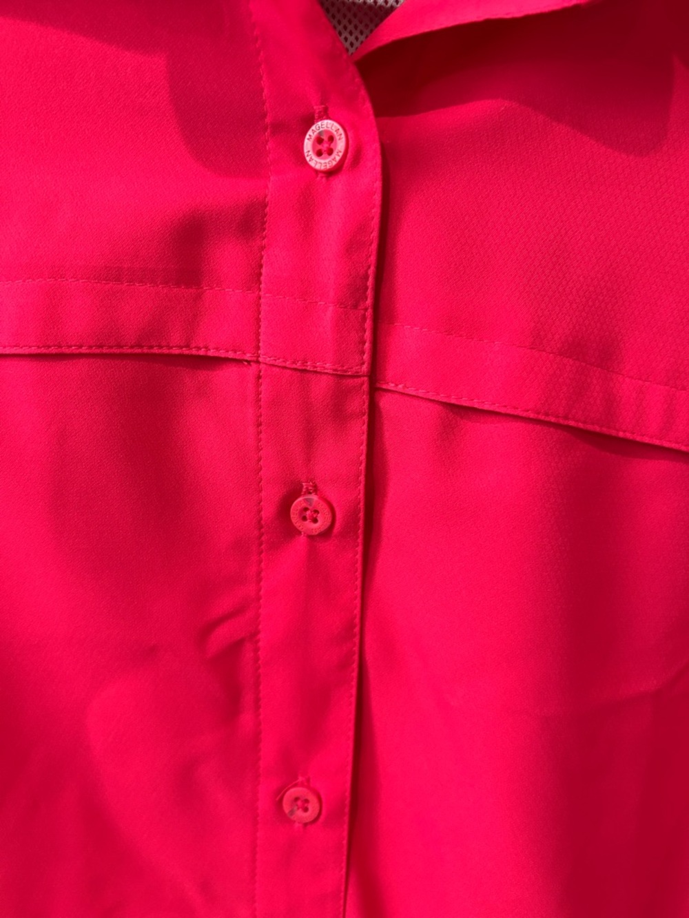 Magellan Outdoors Coral/Pink Fishing Shirt - Picture 5 of 8